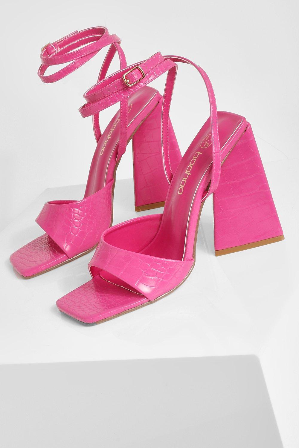 Boohoo sales pink sandals